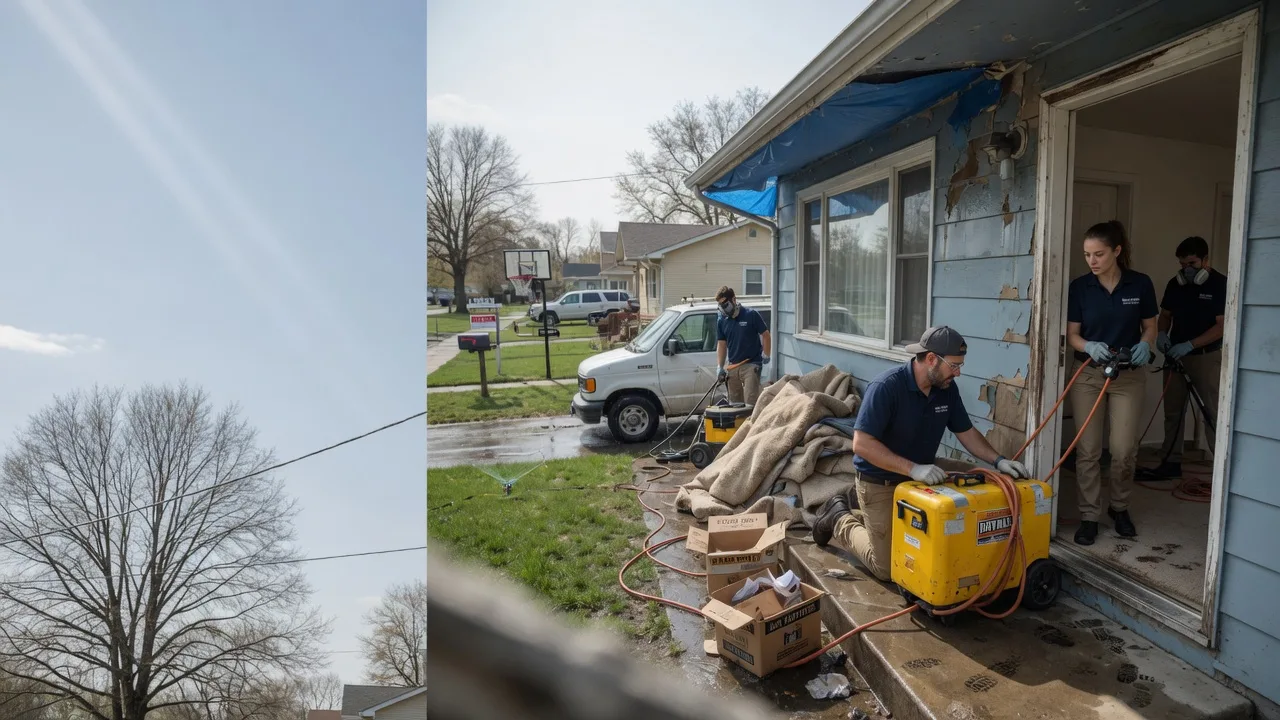 Basement Flood Cleanup in Purdon, TX near me
